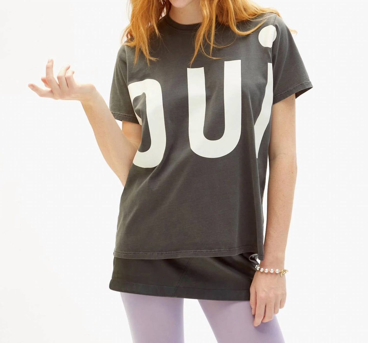 Clare V. - Crew Neck Tee With Oui
