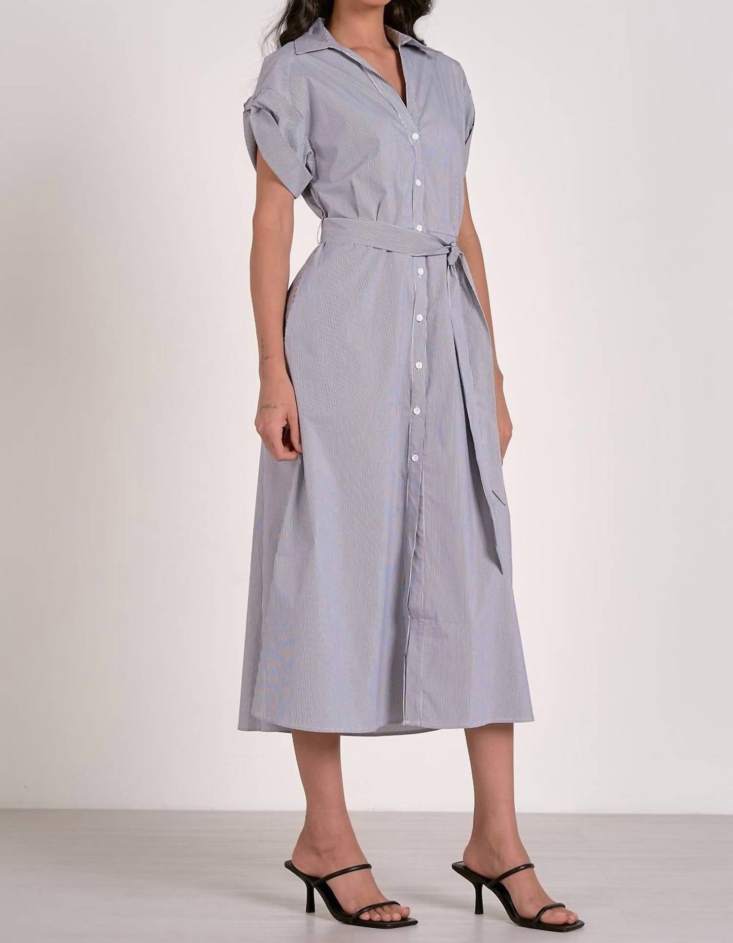 Elan - Lila Shirt Midi Dress