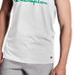 Champion Men's Graphic Ringer Tank Top White Size Medium
