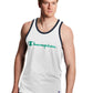 Champion Men's Graphic Ringer Tank Top White Size Medium