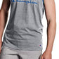 Champion Men's Graphic Ringer Tank Top Gray Size Large