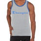 Champion Men's Graphic Ringer Tank Top Blue Size XX-Large
