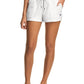 Champion Women's Campus French Terry Shorts White Size Large