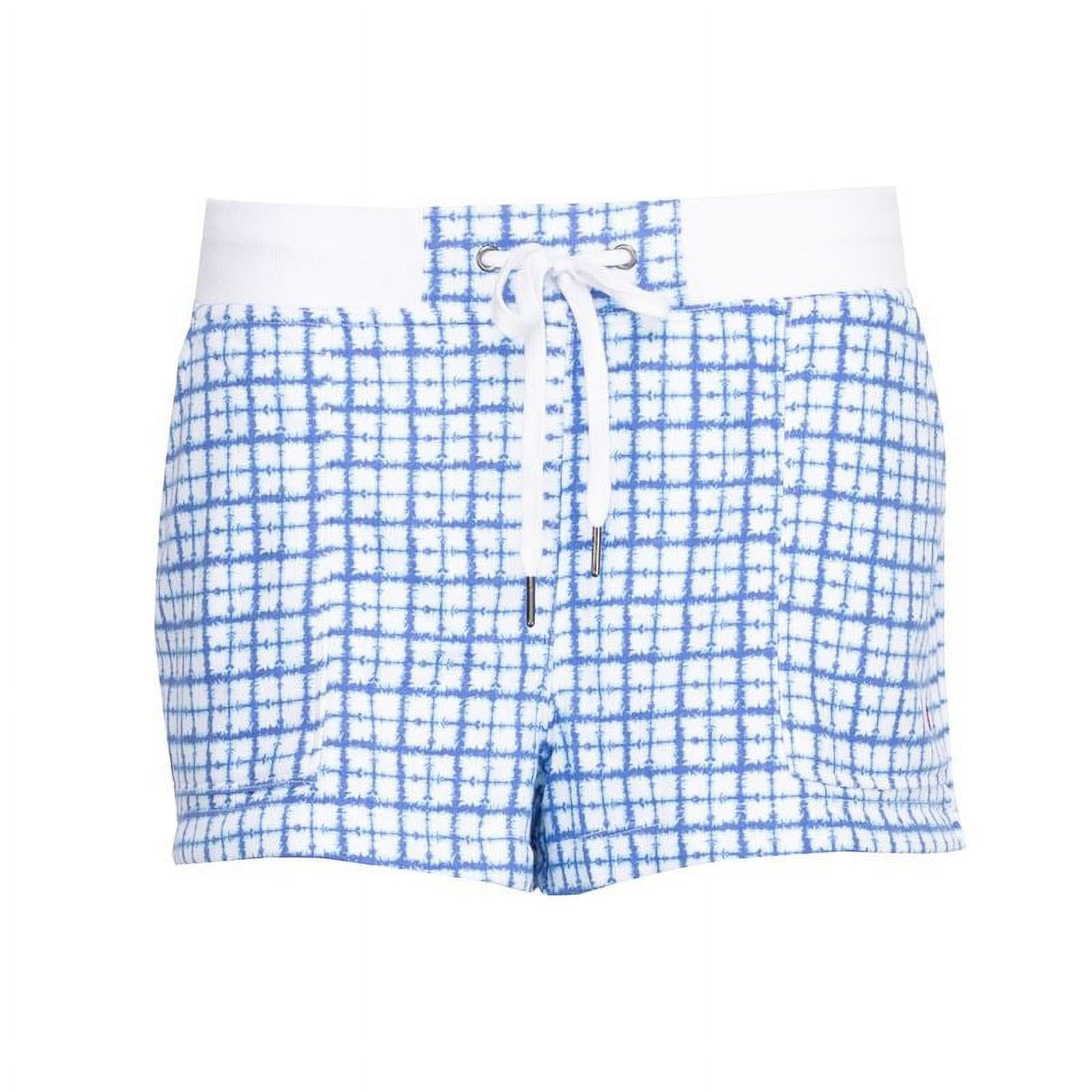 Champion Women's Campus Printed Shorts Blue Size Large