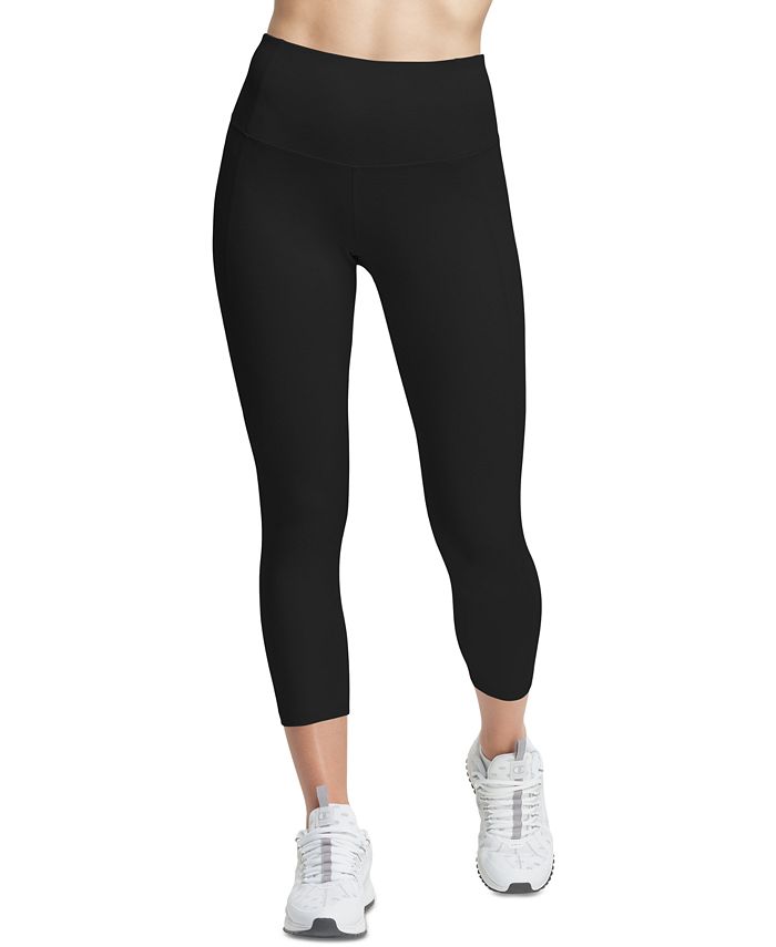 Champion Women's Double Dry Cropped Leggings Black Size Large