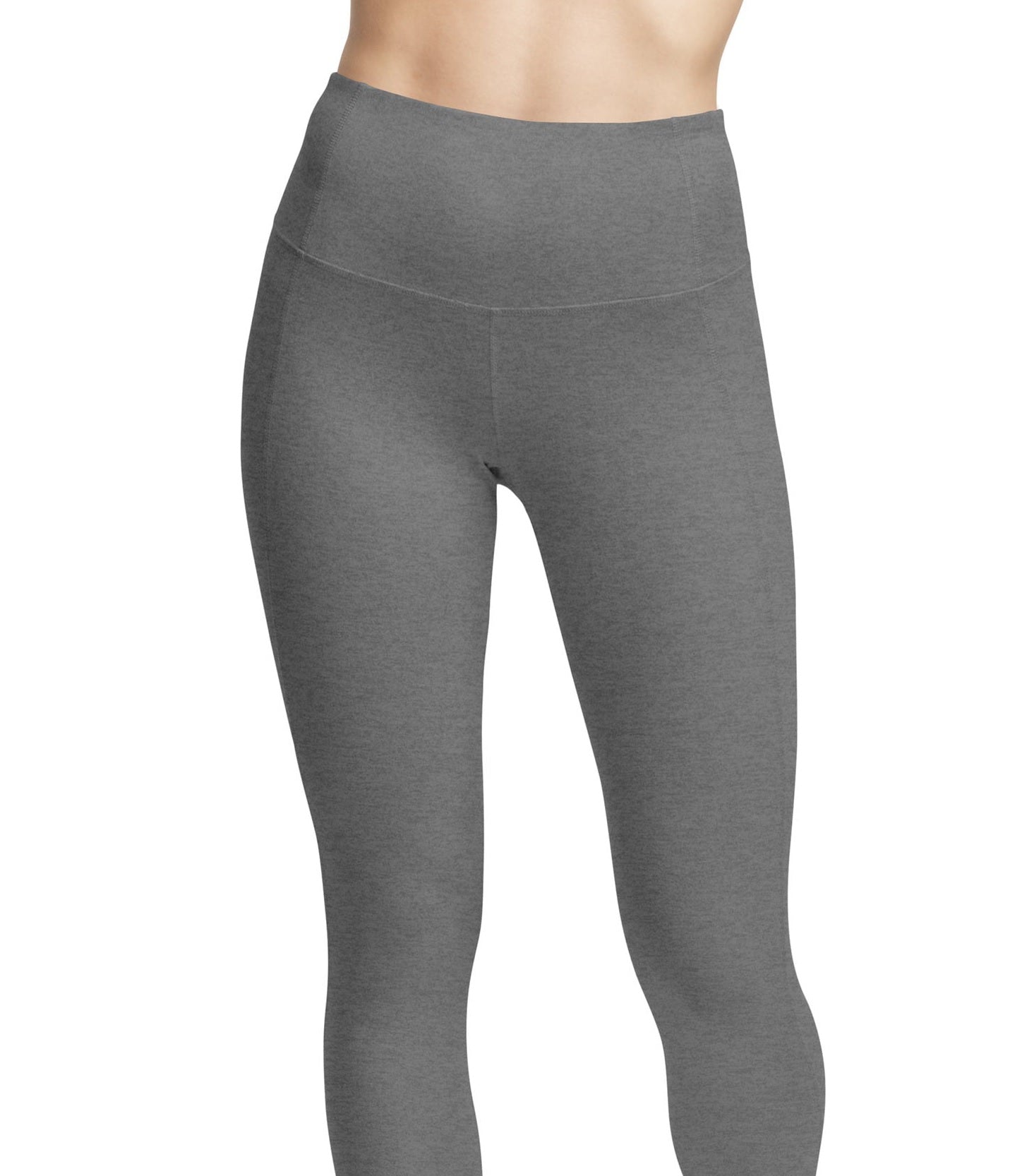 Champion Women's Double Dry Cropped Leggings Grey Size X-Large