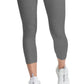 Champion Women's Double Dry Cropped Leggings Grey Size X-Large