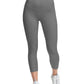 Champion Women's Double Dry Cropped Leggings Grey Size X-Large