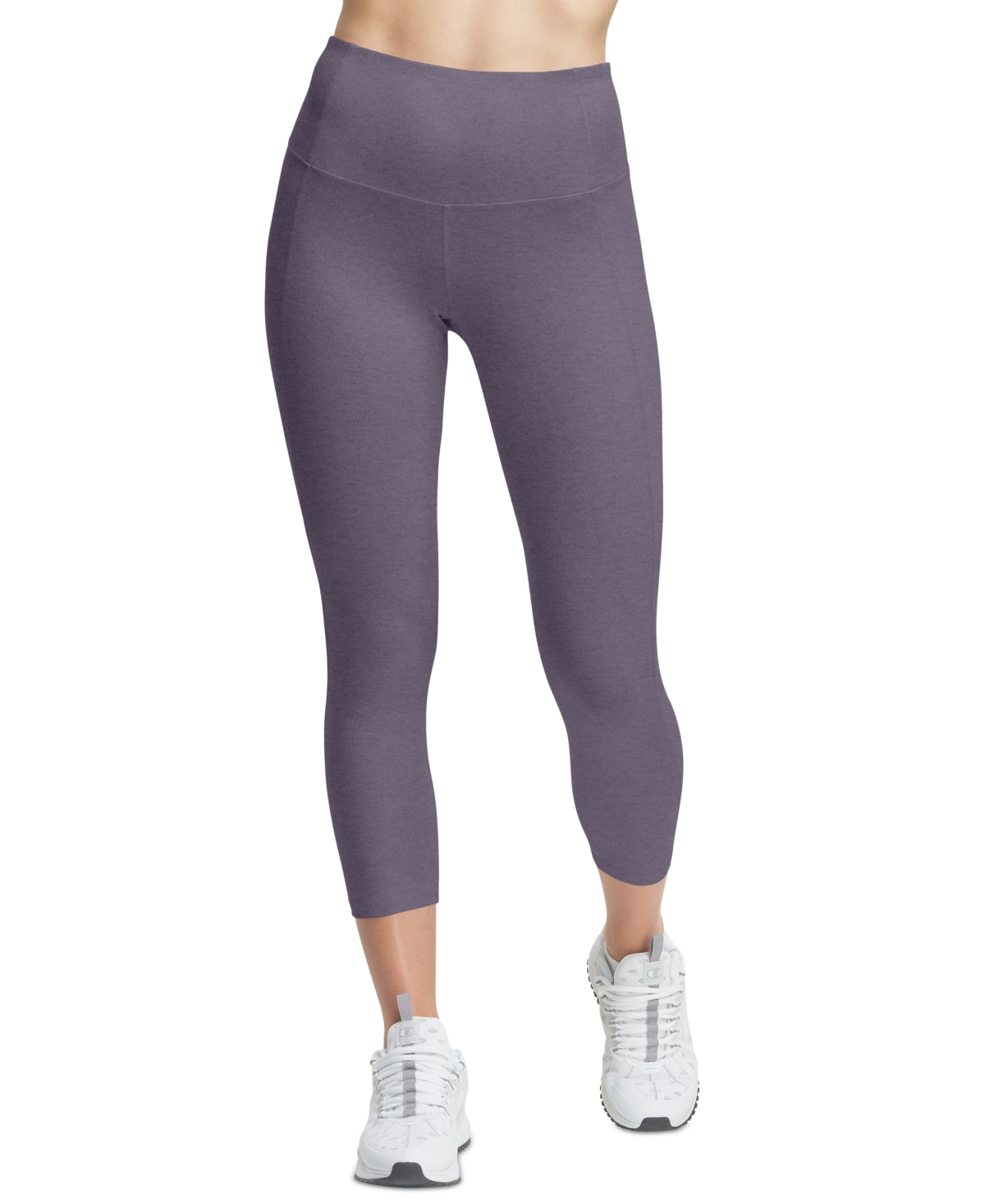 Champion Women's Double Dry Cropped Leggings Purple Size XS