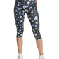 Champion Women's Printed Cropped Leggings Black Size Medium