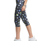 Champion Women's Printed Cropped Leggings Black Size Medium