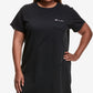 Champion Women's T-Shirt Dress Black Size 3X