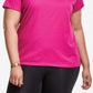 Champion Women's Classic Logo Graphic T-Shirt Pink Size 3X