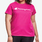 Champion Women's Classic Logo Graphic T-Shirt Pink Size 3X