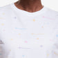 Champion Women's Logo Print Cropped T-Shirt White Size 3X
