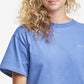 Champion Women's Cropped Cotton Pullover Top Blue Size X-Large