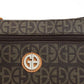 Giani Bernini Women's Block Signature Wristlet Brown Size Regular