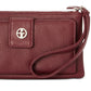 Giani Bernini Women's Softy Grab & Go Leather Wristlet Bag Red Size Regular