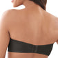 Lilyette Women's Strapless Defining Moments Shaping Underwire Bra Black Size 38 D