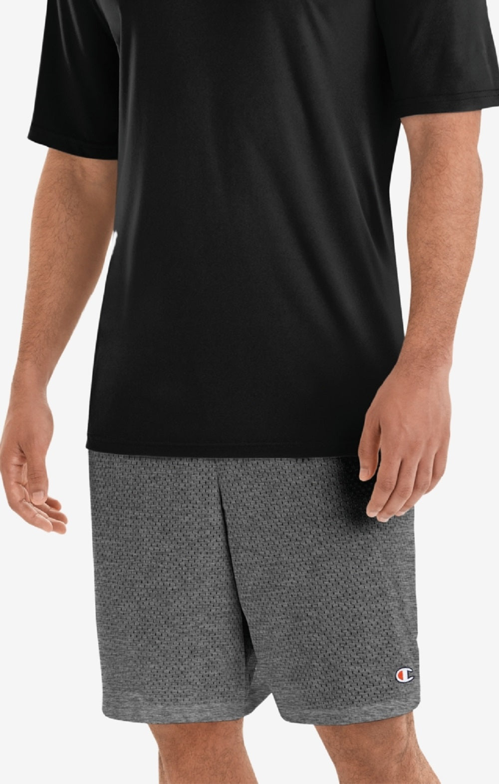 Champion Men's Double Dry T-Shirt Black Size X-Large