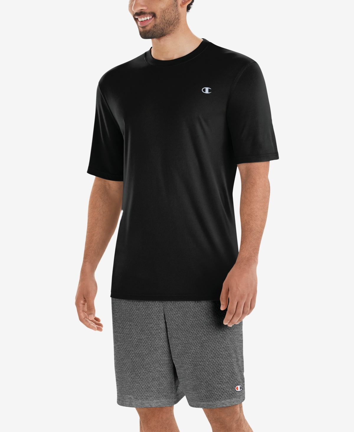 Champion Men's Double Dry T-Shirt Black Size X-Large