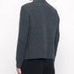 7115 By Szeki - V-neck Pockets Trimmed Cardigan