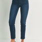 Just Usa - Corie Mid Rise Slim Straight Jeans