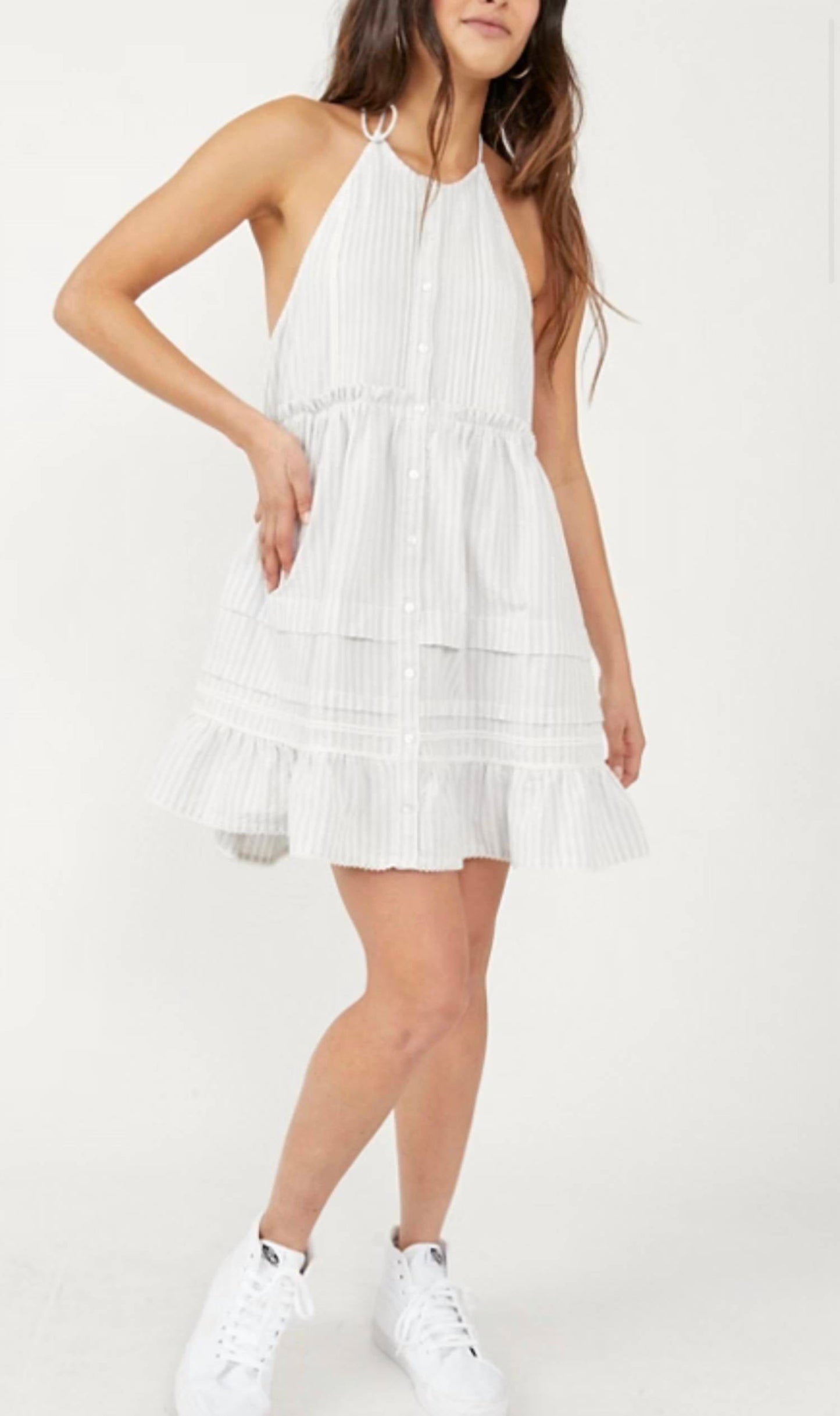 Free People - Desert Days Striped mini Dress