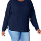 Basic Bae - Sophisticated Ribbed Knit Top