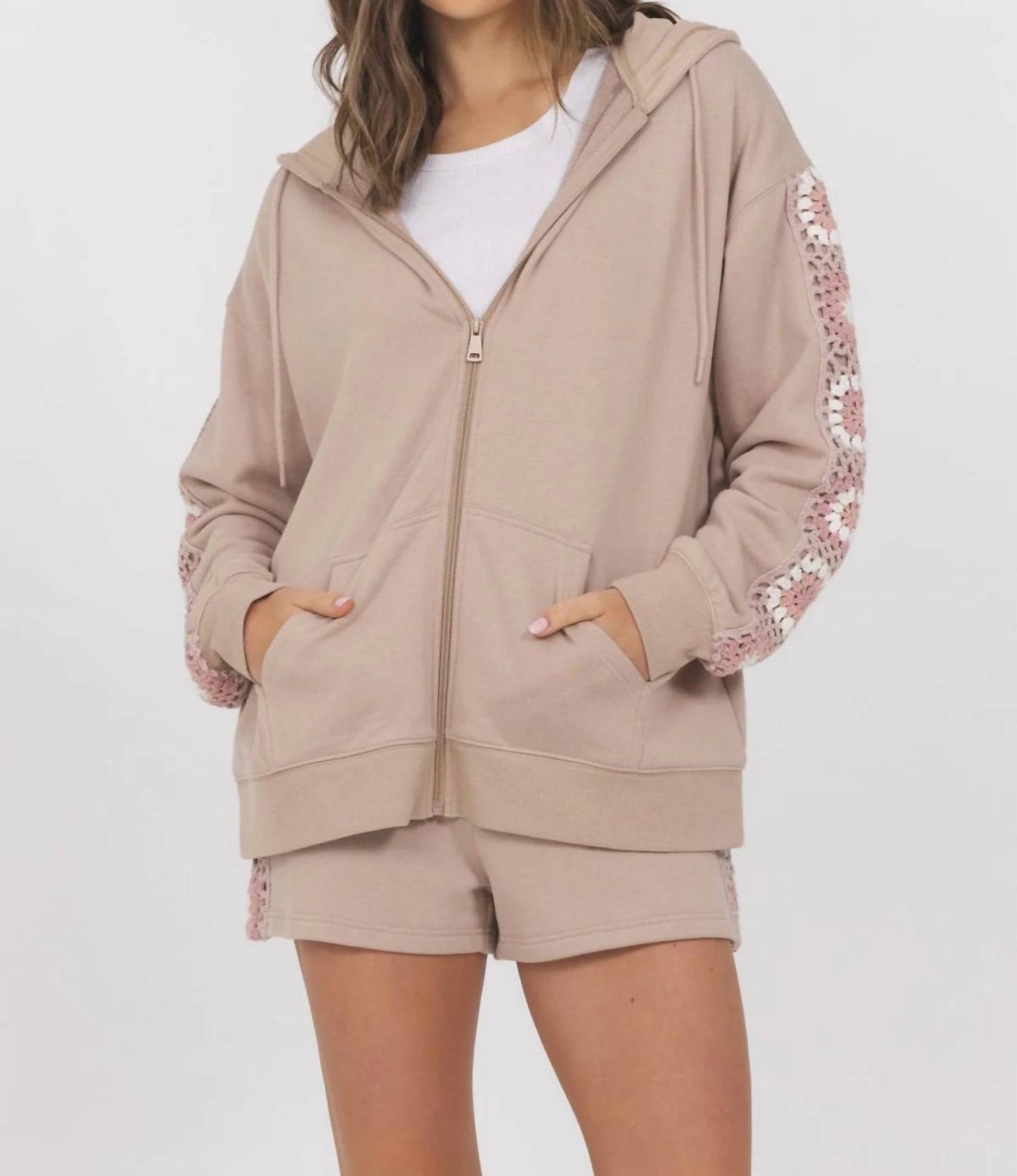 Vintage Havana - French Terry Zip Hoodie
