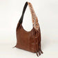 American Darling - Women's Genuine Full Grain Leather Western Hobo Bag