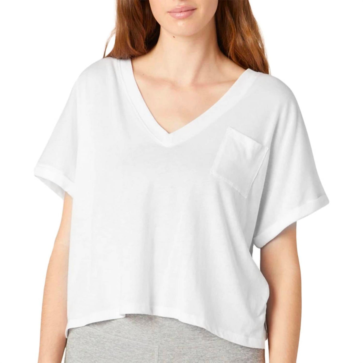 Beyond Yoga - DEEP V POCKET TEE