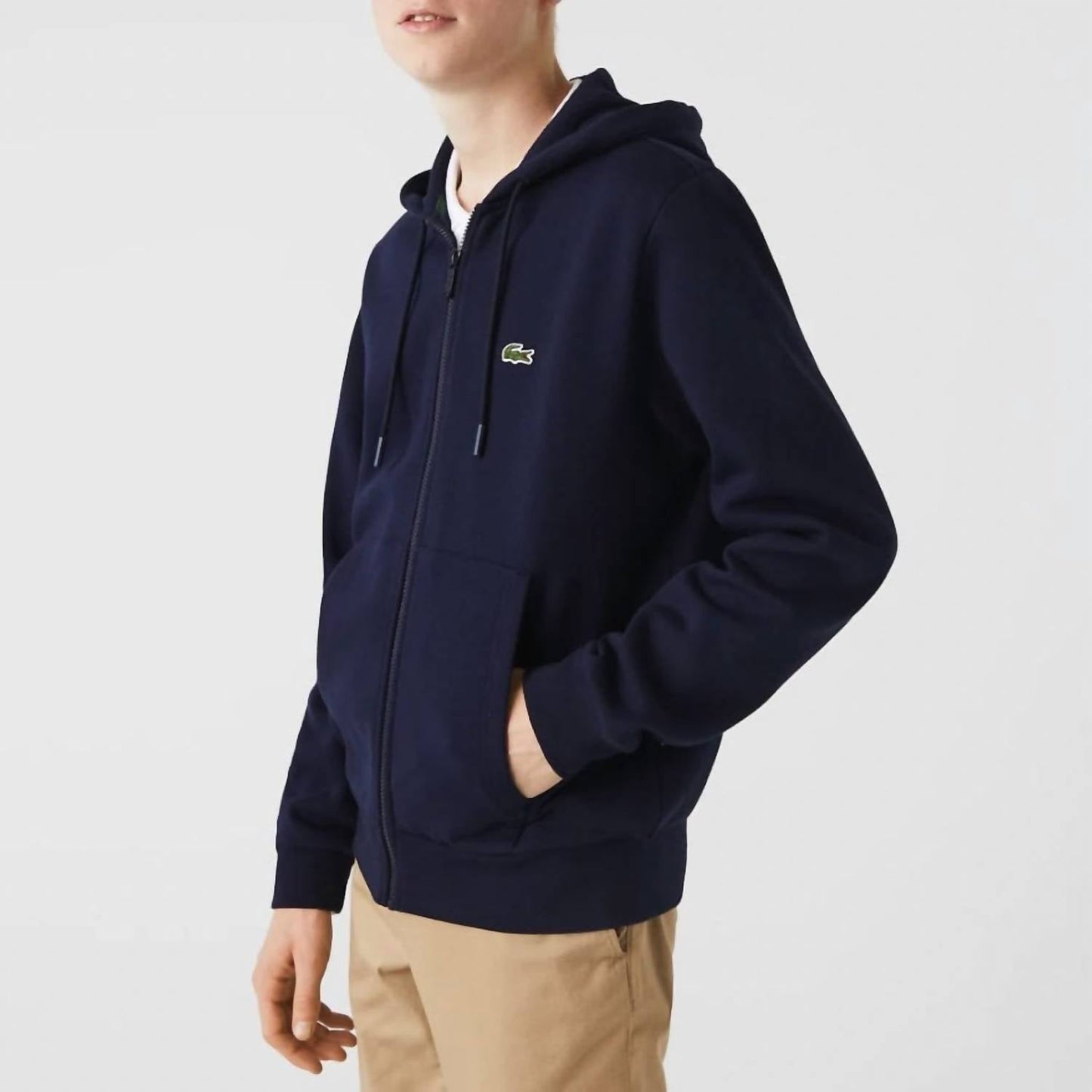 Lacoste - Kangaroo Pocket Color-blocked Hoodie