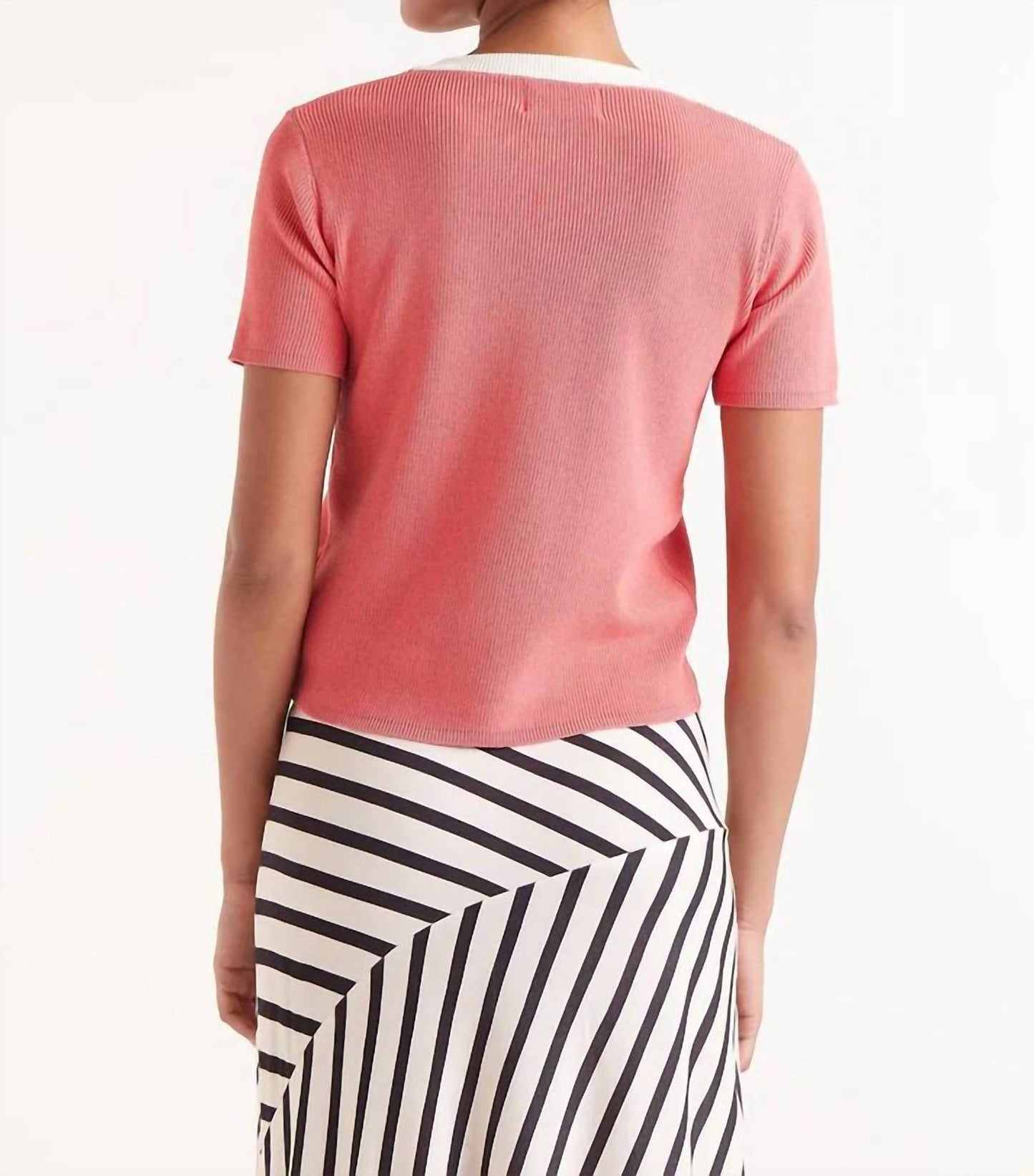 Compania Fantastica - SHORT SLEEVE KNIT TOP