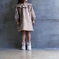 Omamimini - Girl's Terry Dress With Ruffled Yolk