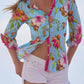 Cino - Tropicana Crinkle Button Down Shirt