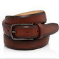 Men's Park Ave Leather Belt Brown Size 36
