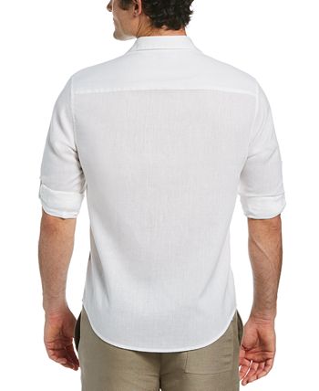 Cubavera Men's Travelselect Wrinkle Resistant Shirt White Size X-Large