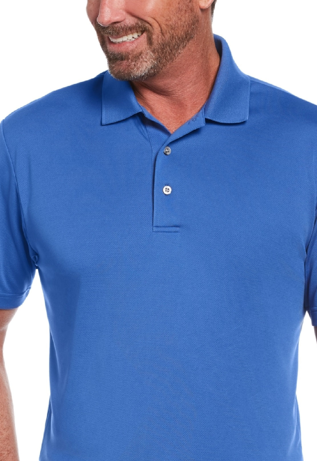 PGA Tour Men's Airflux Golf Polo Blue Size Medium