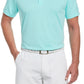 PGA Tour Men's Airflux Golf Polo Shirt Blue Size Small