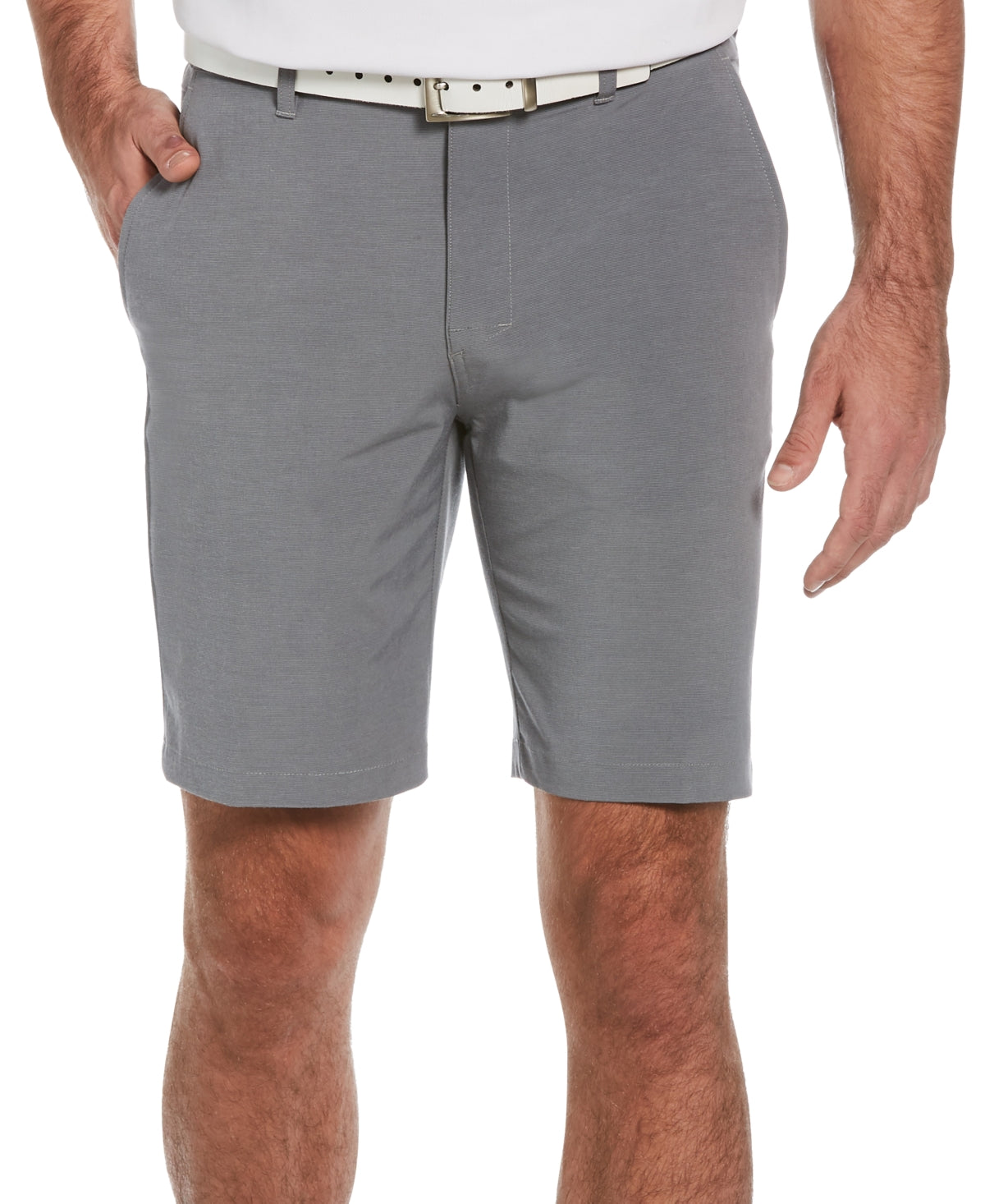 PGA Tour Men's Stretch Flat Front Golf Shorts Gray Size 46