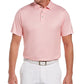 PGA Tour Men's Mosaic Print Polo Shirt Pink Size X-Large