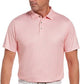 PGA Tour Men's Mosaic Print Polo Shirt Pink Size X-Large