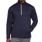 PGA Tour Men's Quarter Zip Golf Sweatshirt Blue Size Medium