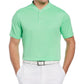 PGA Tour Men's Edge Collar Polo Shirt Green Size Large