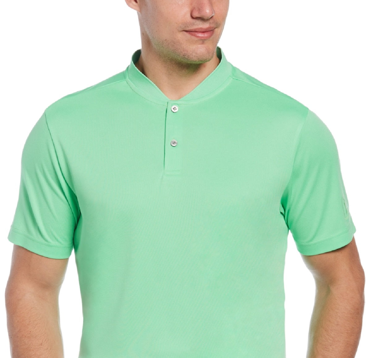 PGA Tour Men's Edge Collar Polo Shirt Green Size X-Large