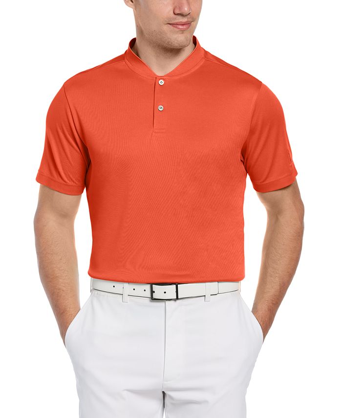 PGA Tour Men's Edge Collar Polo Shirt Red Size X-Large