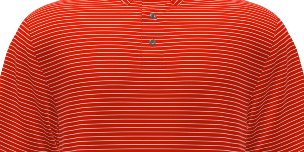 PGA Tour Men's Feeder Stripe Performance Golf Polo Shirt White Size X-Large