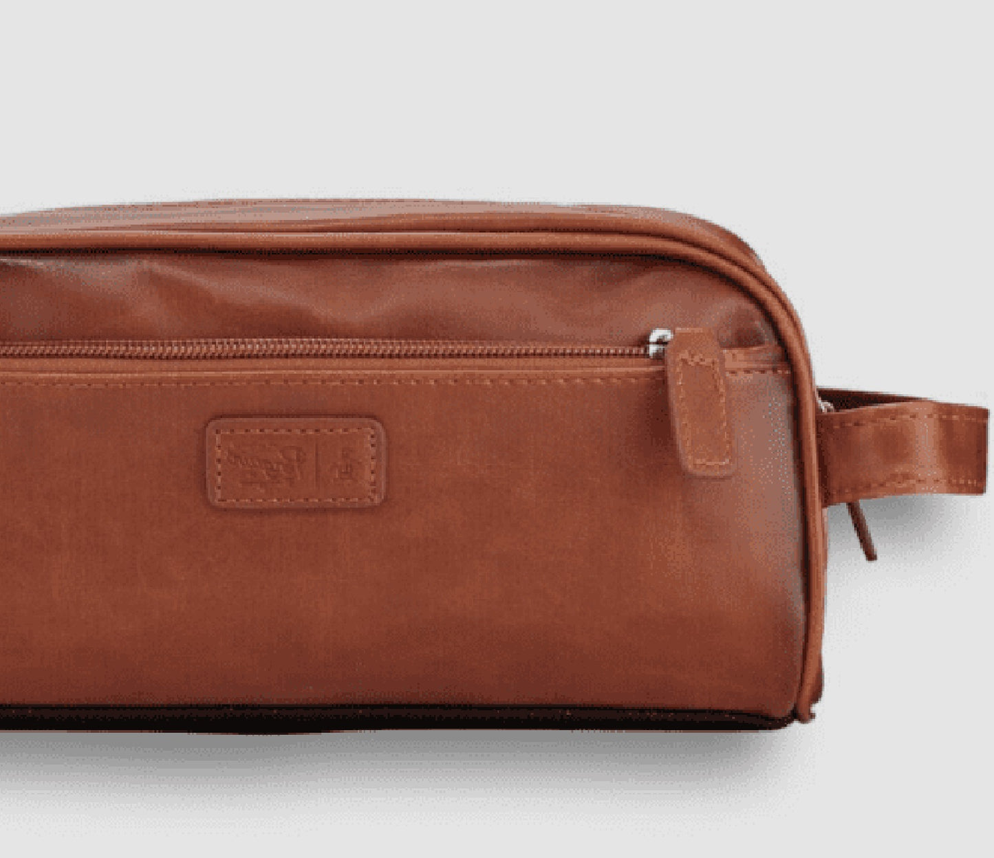 Penguin Men's Toiletry Bag Travel Kit Brown Size Regular