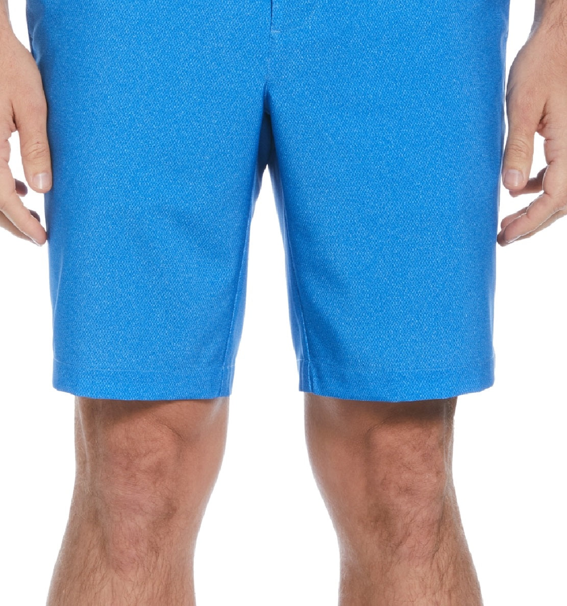 PGA Tour Men's Moisture Wicking Stretch Texture Print Golf Shorts Blue Size 40